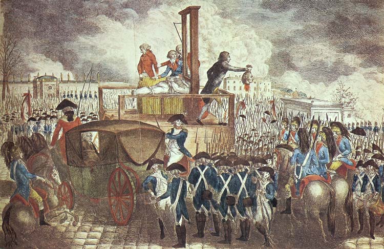 Luis XVI Guillotina